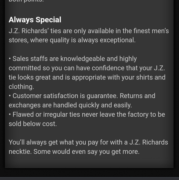 J. Z. Richards Gallery Collection 100% Silk Pink Paisley Hand Made Mens Neck Tie - Picture 9 of 10